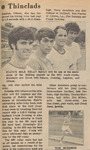 Newspaper article, Thinclads, May 11, 1971 by The Reflector