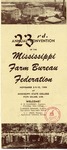 1944 Mississippi Farm Bureau Federation Convention Program