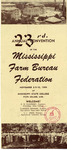 1944 Mississippi Farm Bureau Federation Convention Program