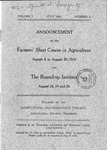 Agricultural and Mechanical College Bulletin, July 1910