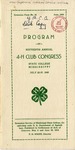 1940 Mississippi 4-H Club Congress Program