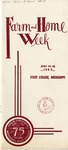 1953 Farm and Home Week Program