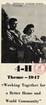 1947 4-H Club Theme Brochure