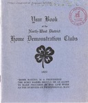 1923 Northwest District Home Demonstration Clubs Yearbook