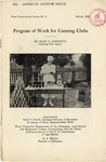 Program of Work for Canning Clubs