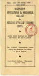 Reserve Officers Training Booklet