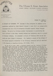 The Ulysses S. Grant Association Newsletter, Volume 3, Number 4, July 1966