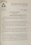 The Ulysses S. Grant Association Newsletter, Volume 4, Number 4, April 1967