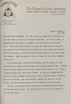 The Ulysses S. Grant Association Newsletter, Volume 5, Number 4, July 1968