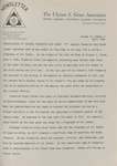 The Ulysses S. Grant Association Newsletter, Volume 6, Number 3, April 1969