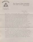 The Ulysses S. Grant Association Newsletter, Volume 10, Number 1, October 1972